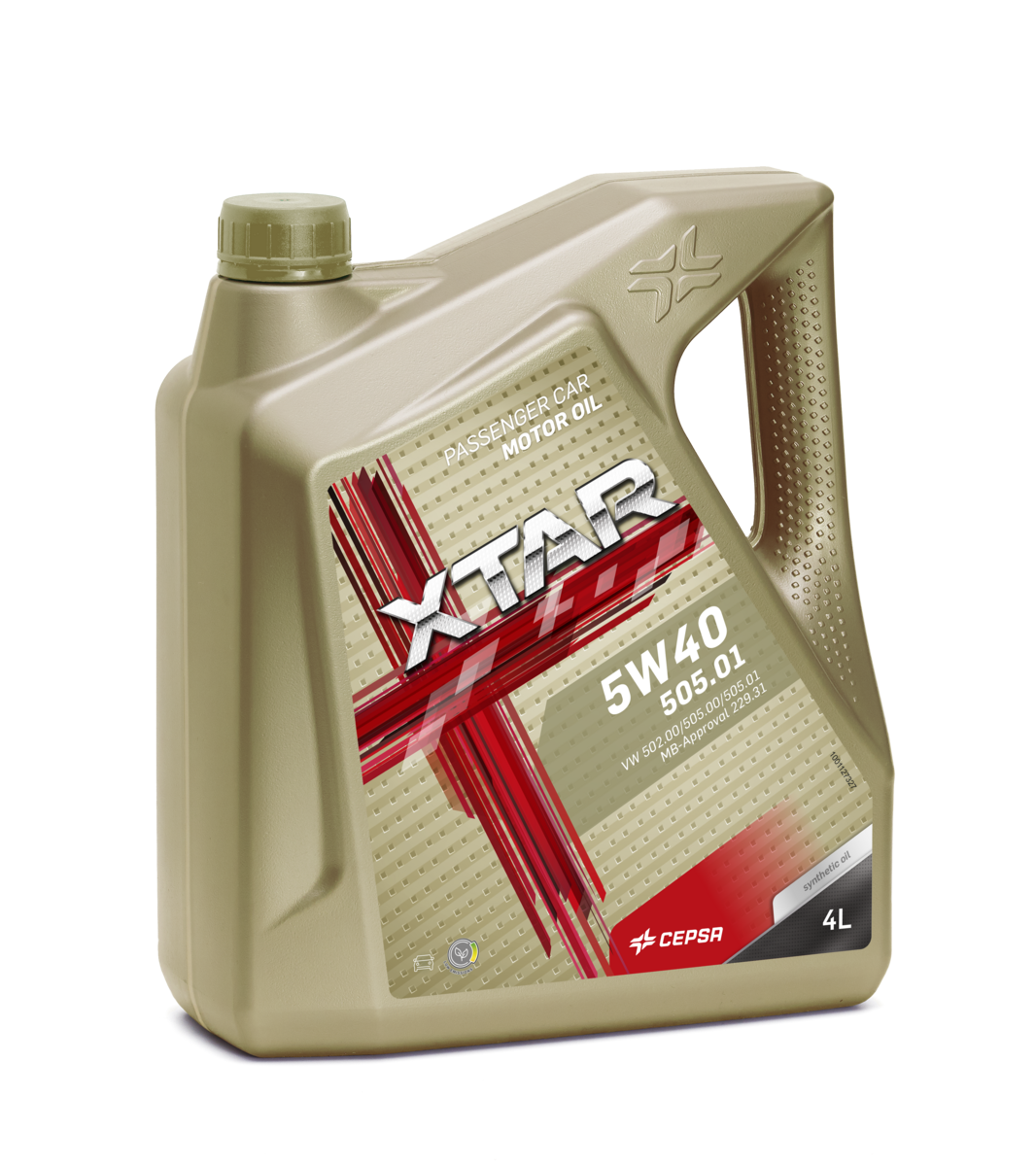 CEPSA (Engine Oil) XTAR 5W40 505.01, Fully Synthetic Gasoline (Octane/Petrol/LPG/CNG) & Diesel Engine Oil, Spanish origin