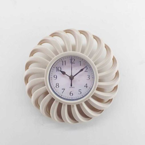Wall Clock Cream Color Body With Black Dial