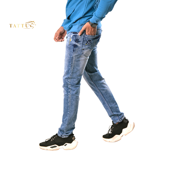 Men'z Blue color Denim stretch Pant