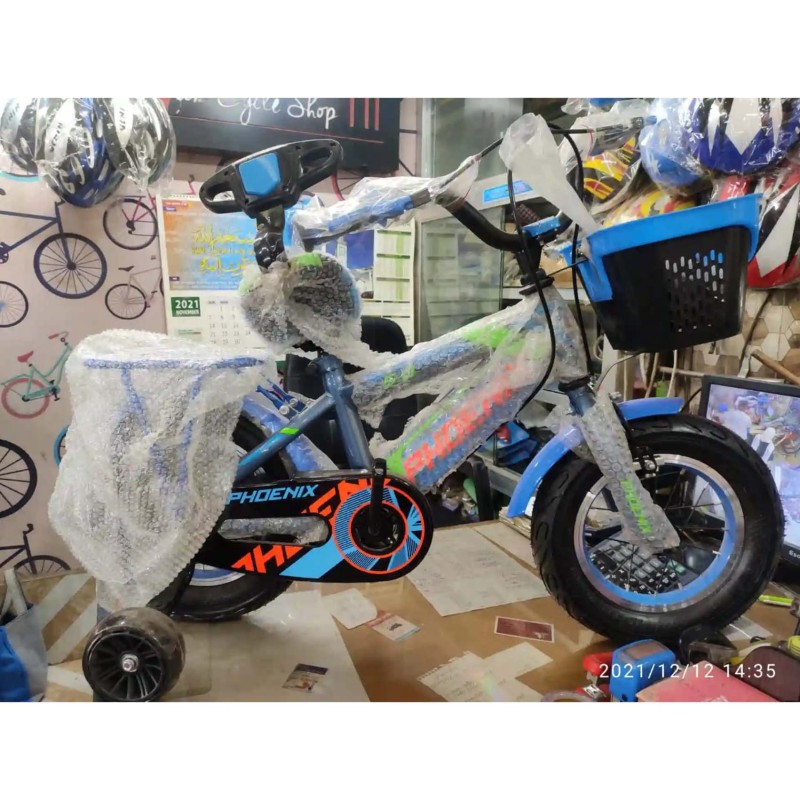 Phoenix 12 inch 04 colour, Black -Orange , Light-blue, Deep blue , Red.