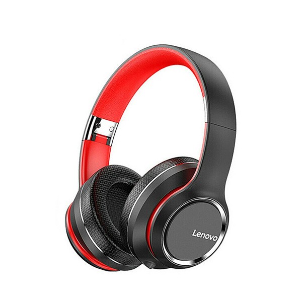 Lenovo HD200 Wireless Headphone - Black and Red