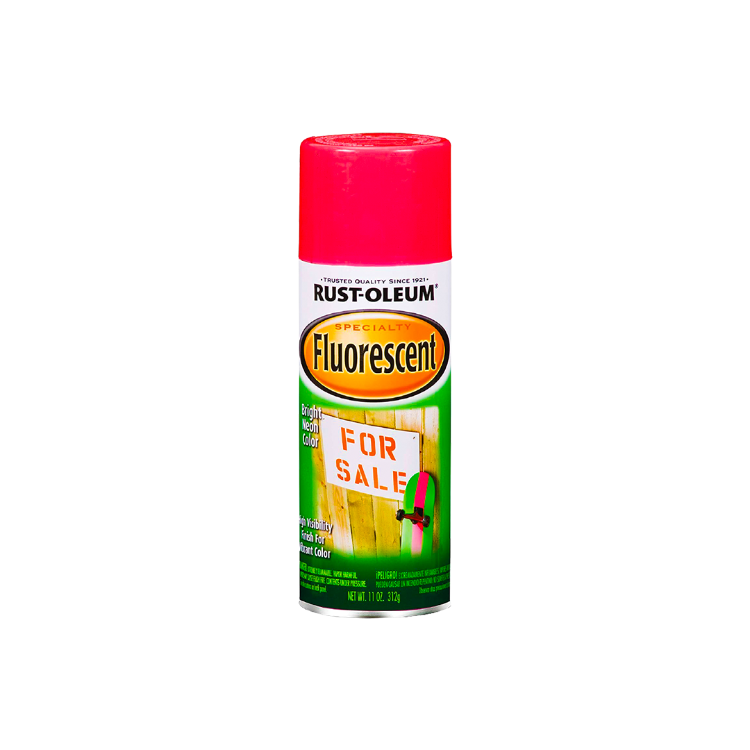 Rust-Oleum Specialty Fluorescent Highly Visible Spray Paint [ Pink ]