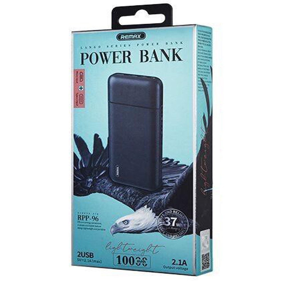Remax RPP-96 Lango Series Dual USB Ports 10000mAh 2.4 Power Bank