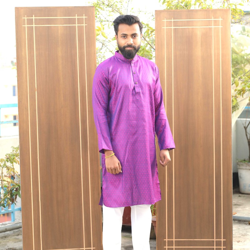 Occasional Panjabi Violet