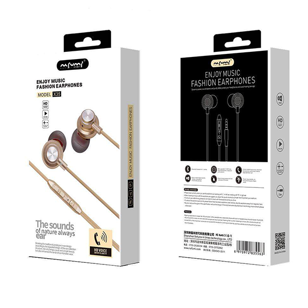 Nafumi Music Fashion Earphones X35