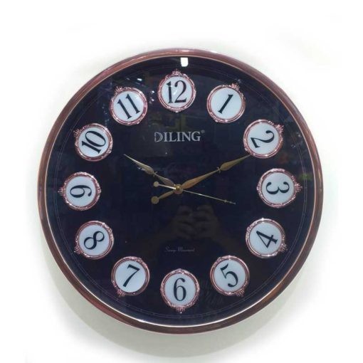 Wall Clock Pink Border With Pink Border Dial