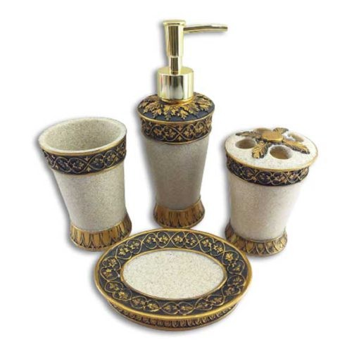 Home Decor Bathroom Set Hand Wash Toothbrush Shop Pot Polyresin