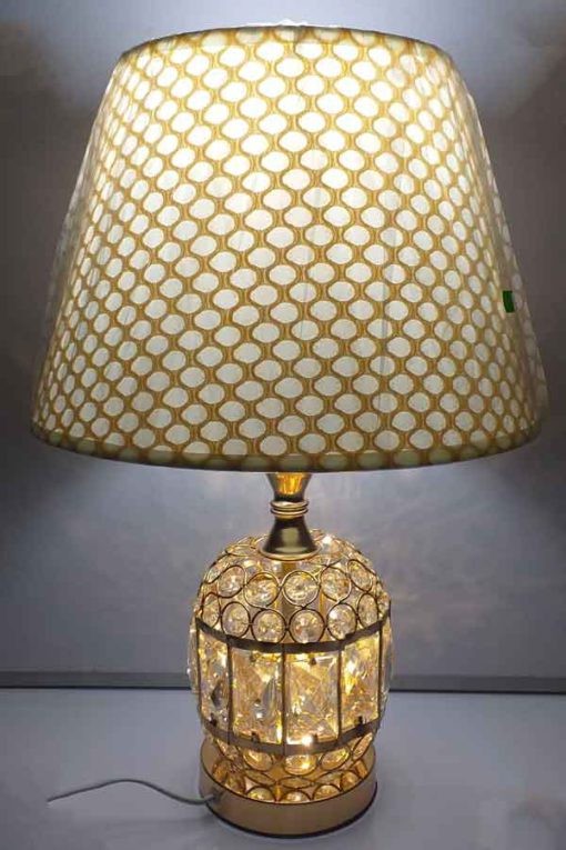 Metal With Crystal Table Lamp LED Light System
