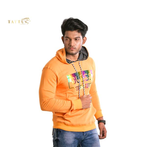 Deep yellow  Premium Hoodie for Men